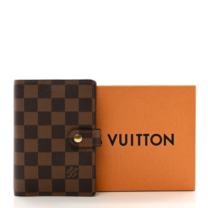 Louis Vuitton Damier Ebene Small Ring Agenda Cover 7 of 7