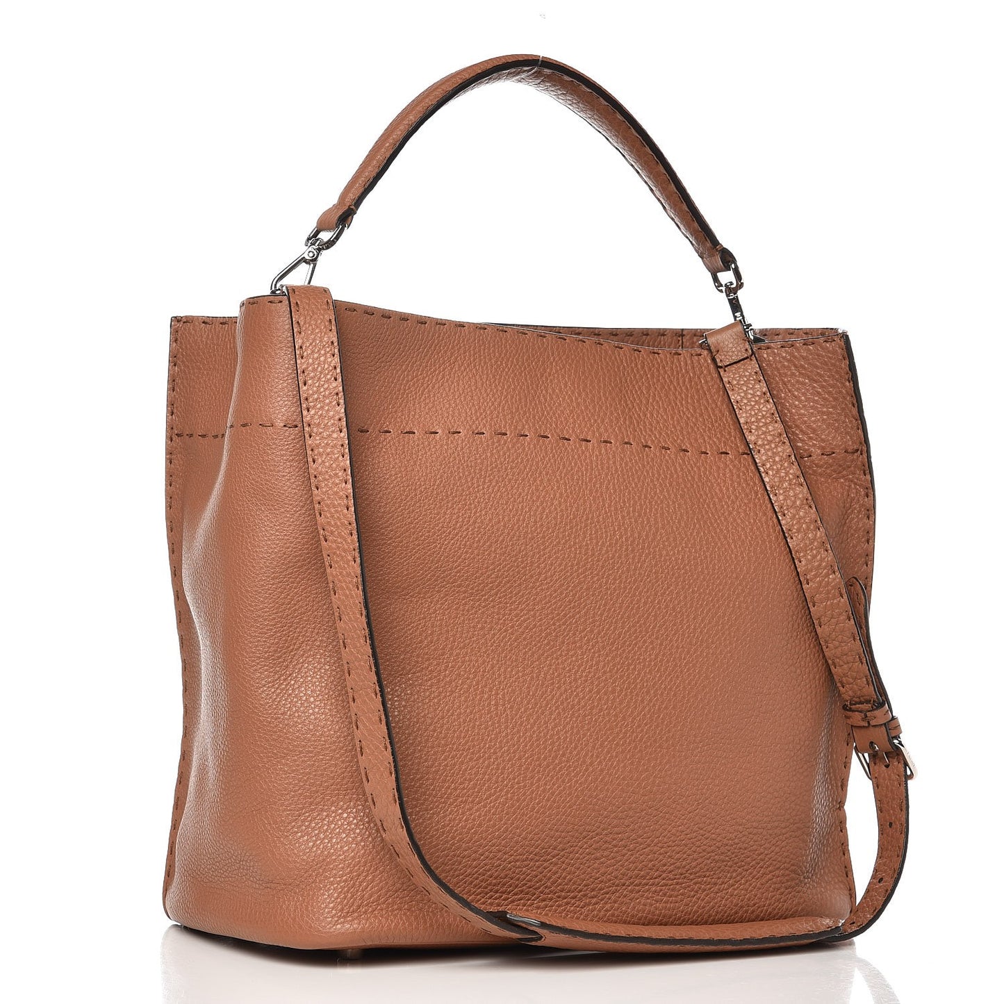Cuoio Romano Selleria Large Anna Bucket Bag Mou