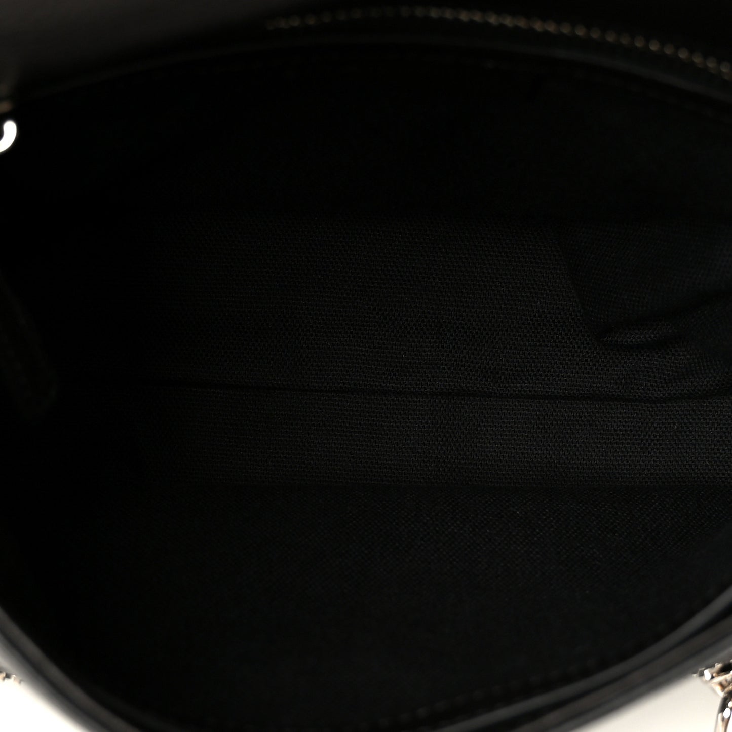 Waxy Grained Calfskin Mini Pandora Pure Flap Bag Black