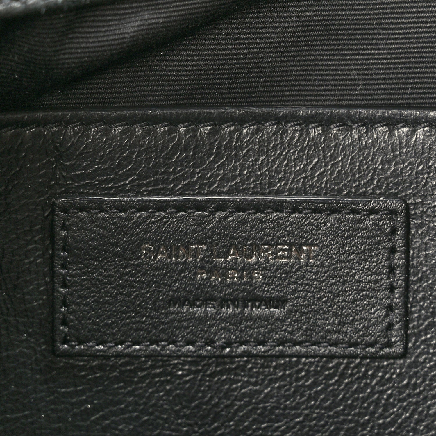 Saint Laurent Grained Lambskin Monogram Baby Niki Chain Satchel Black 7 of 11