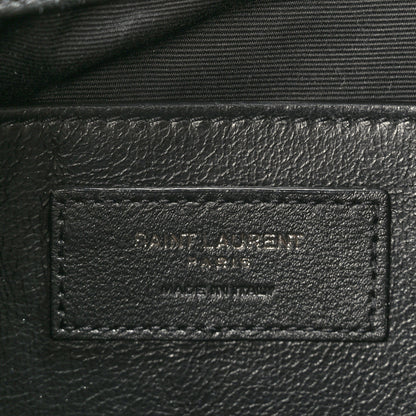 Saint Laurent Grained Lambskin Monogram Baby Niki Chain Satchel Black 7 of 11