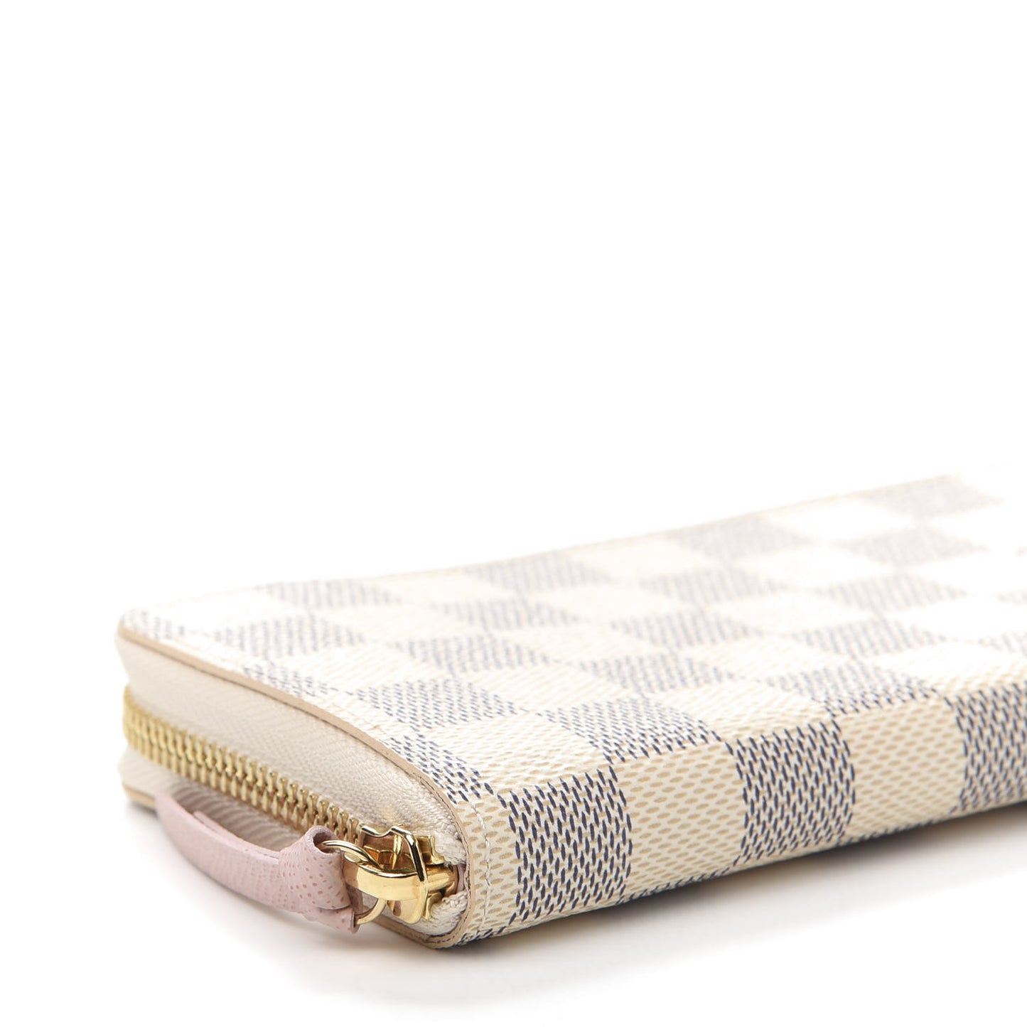 Damier Azur Clemence Wallet Rose Ballerine