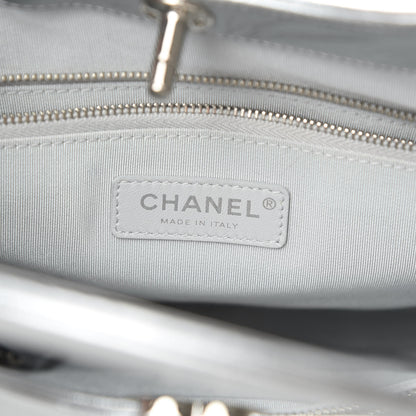 Chanel Metallic Crumpled Calfskin Small 31 Shopping Bag Silver 6 of 10