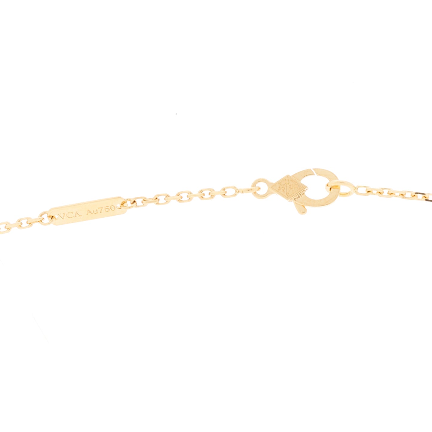 18K Yellow Gold Diamond Large Frivole Pendant Necklace