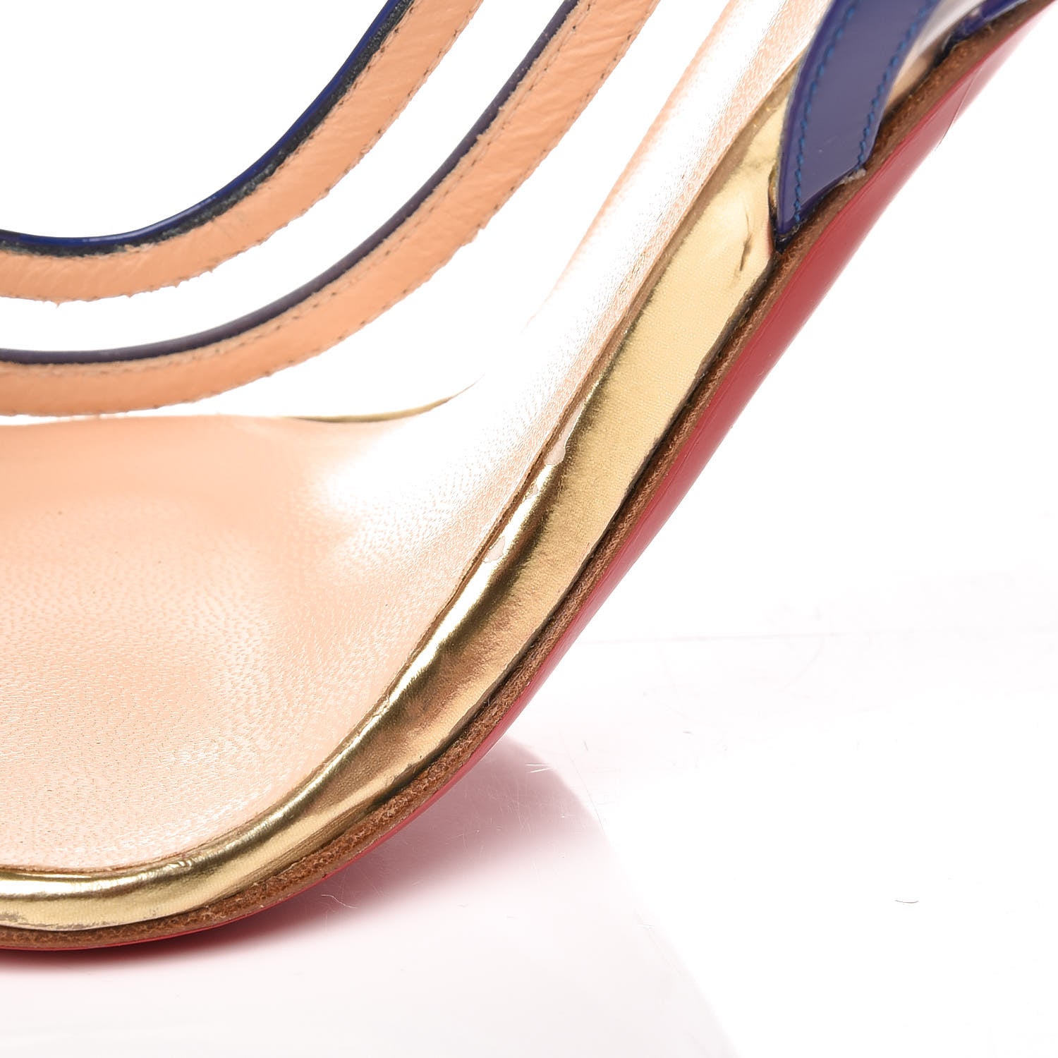 Christian Louboutin Patent PVC Paralili 100 Pumps 36 Corazon 11 of 13