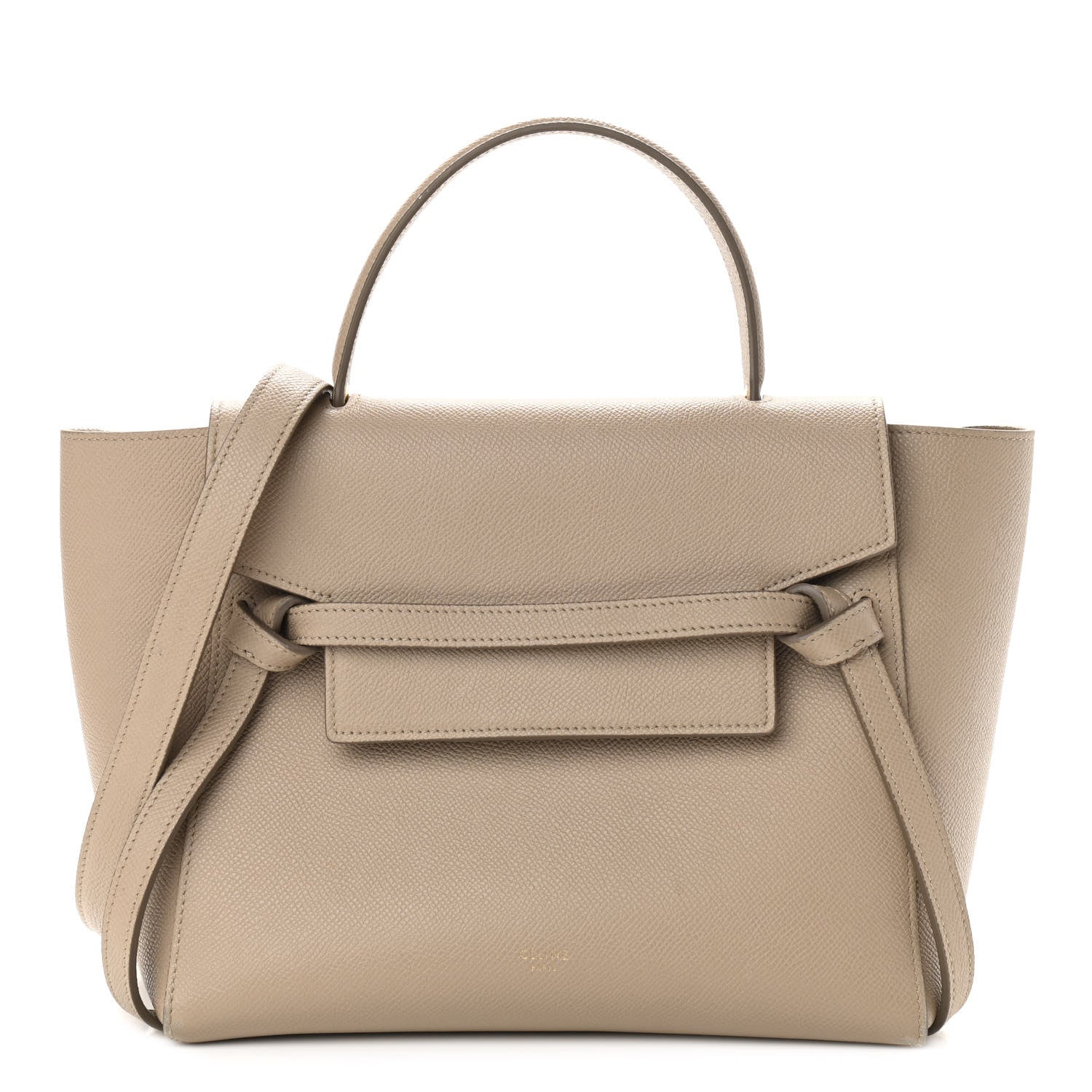 Celine Grained Calfskin Micro Belt Bag Light Taupe 1 of 15