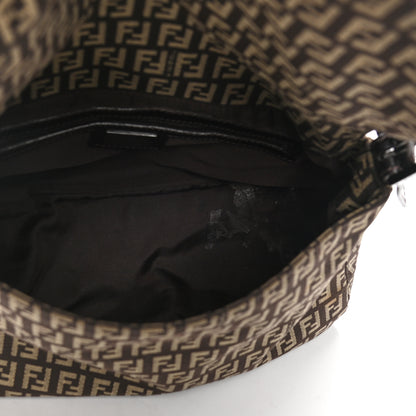 Fendi Zucchino Vitello Mama Baguette Testa di Moro Beige 13 of 26