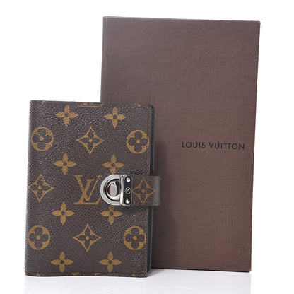 Louis Vuitton Monogram Koala Small Ring Agenda Cover Black 6 of 6