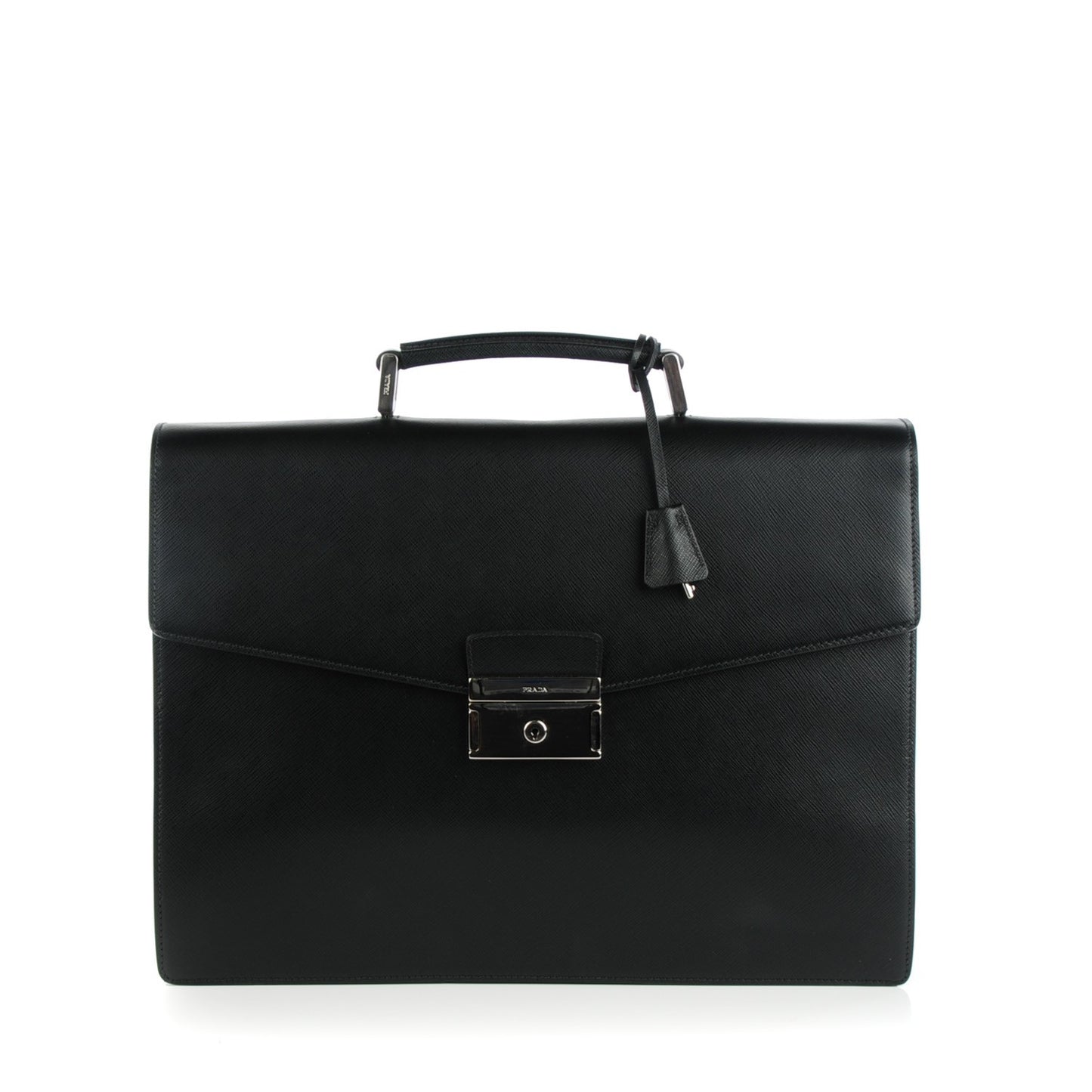 Saffiano Briefcase Nero Black