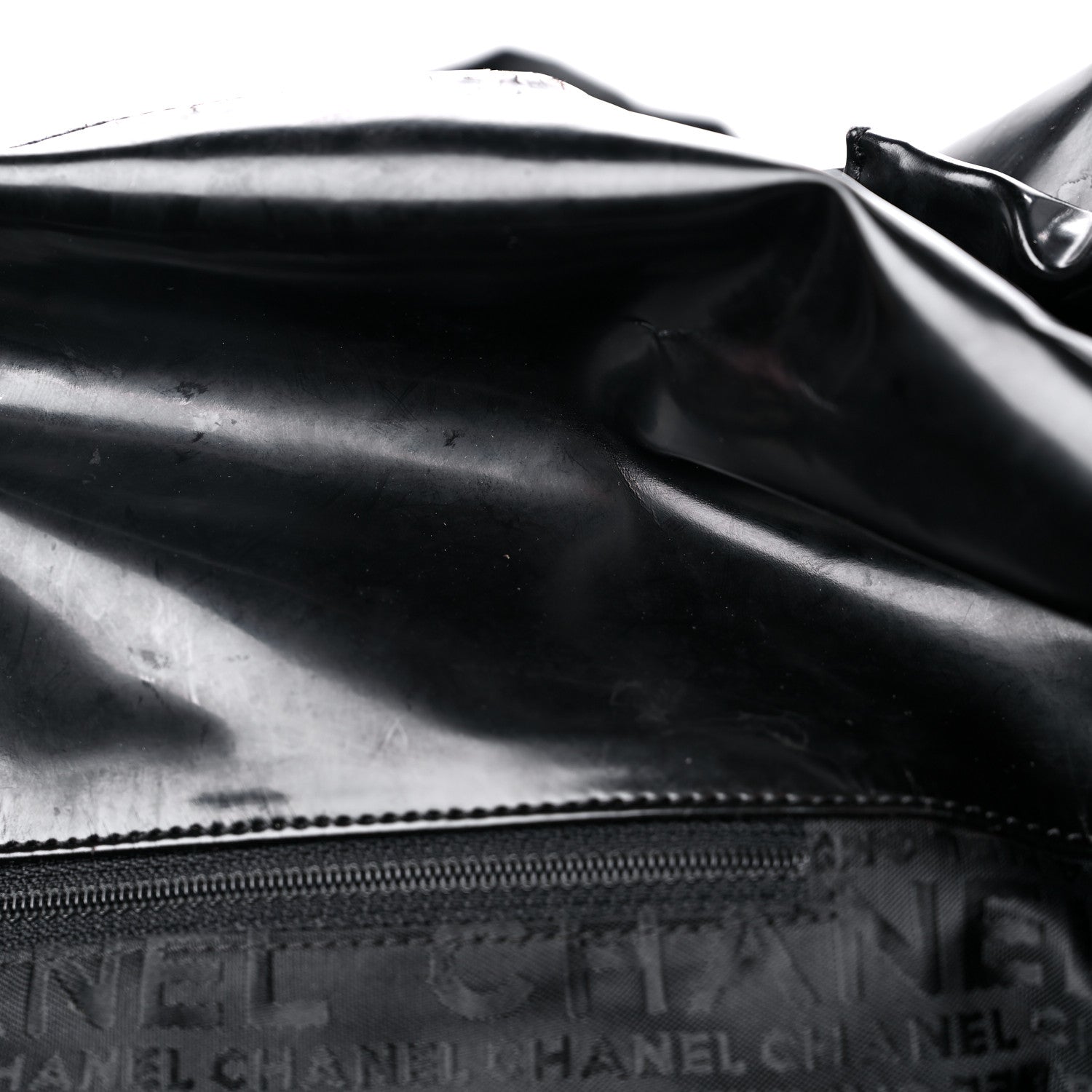 Chanel Vinyl XL Coco Cabas Black 12 of 16