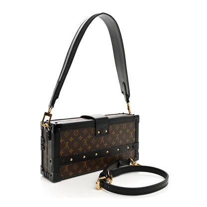 Louis Vuitton Monogram Petite Malle East West Black 3 of 9