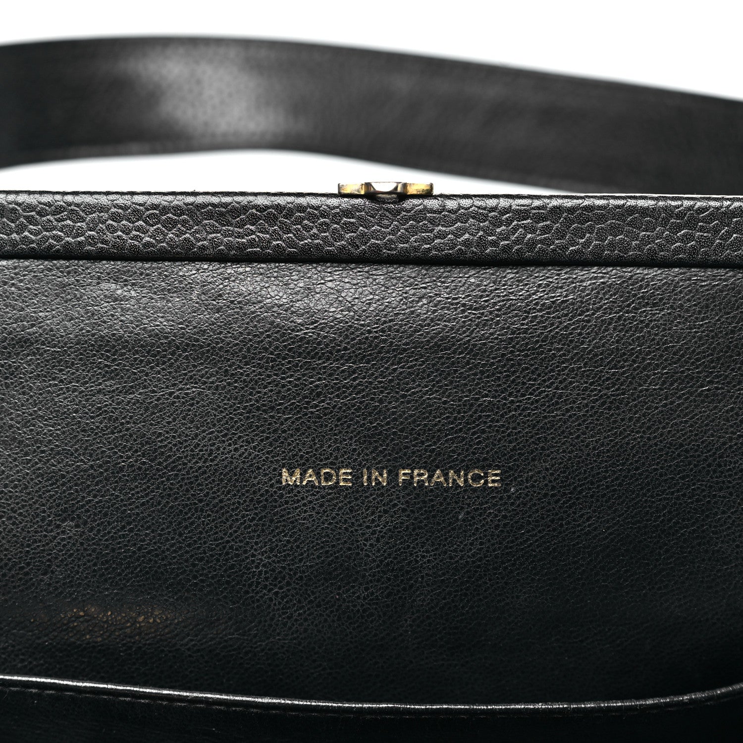 Chanel Caviar Quilted Frame Shoulder Bag Black 7 of 12