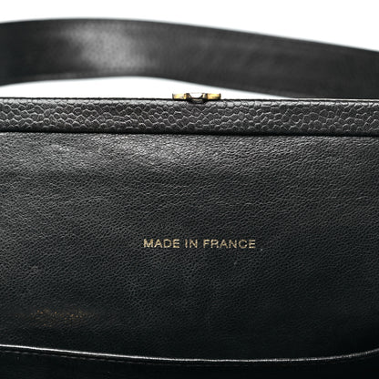 Chanel Caviar Quilted Frame Shoulder Bag Black 7 of 12