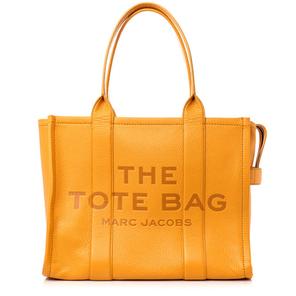 Marc Jacobs Grained Calfskin Large The Tote Bag Artisan Gold 1 of 13