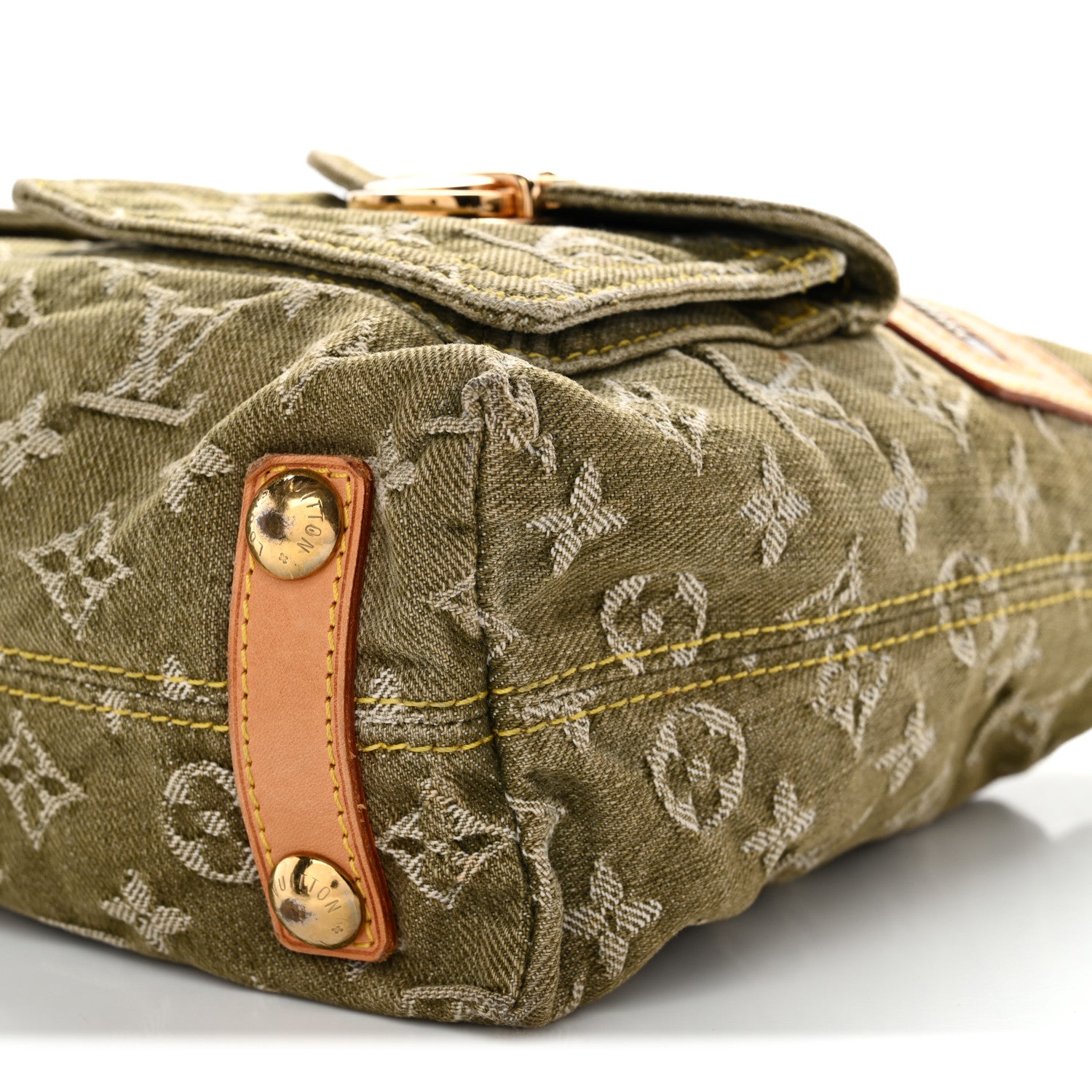 Louis Vuitton Monogram Denim Baggy PM Lichen 9 of 12