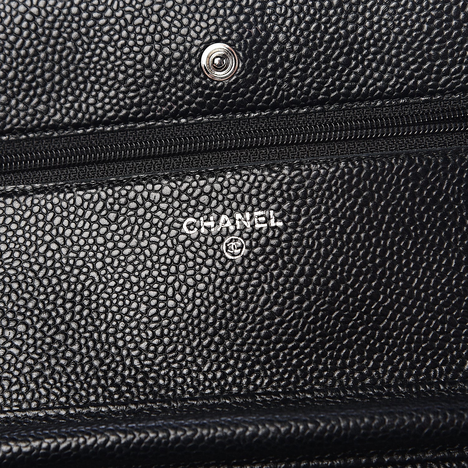 Chanel Caviar Quilted Wallet On Chain WOC Black 11 of 18