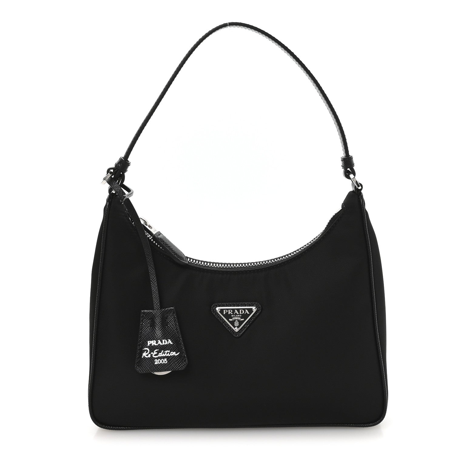 Prada Tessuto Nylon Mini Re-Edition 2000 Bag Black 1 of 10