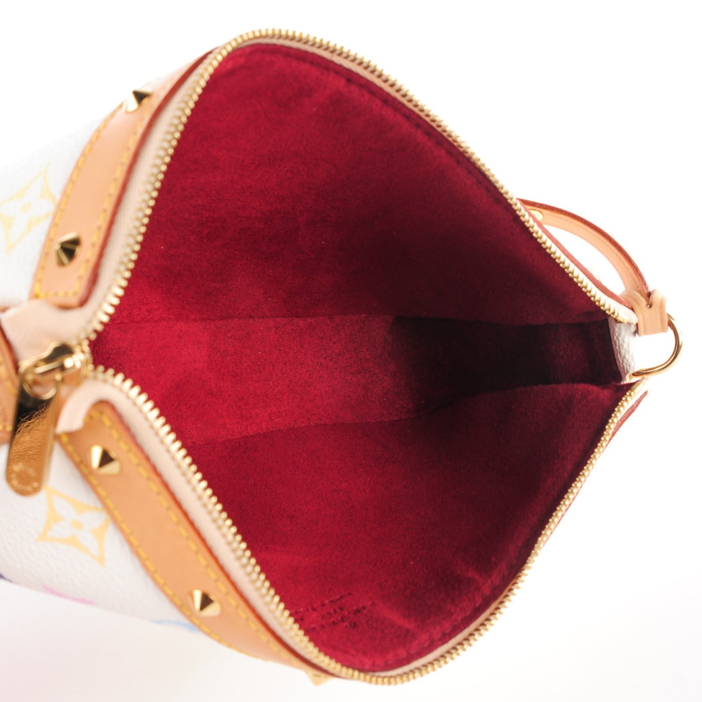 Monogram Multicolor Pochette Accessories White