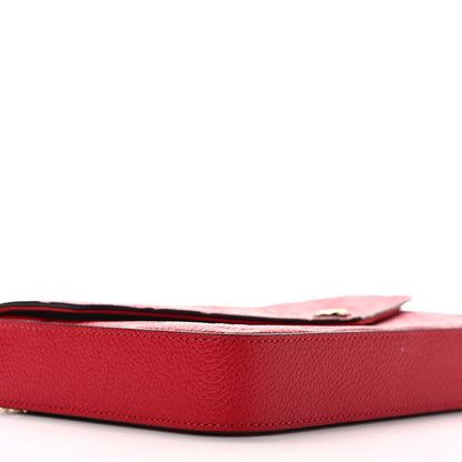 Louis Vuitton Empreinte Pochette Felicie Chain Wallet Scarlet 8 of 10