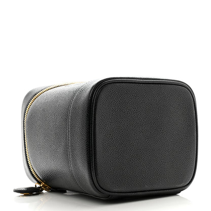 Chanel Caviar Vanity Cosmetic Case Black 4 of 9