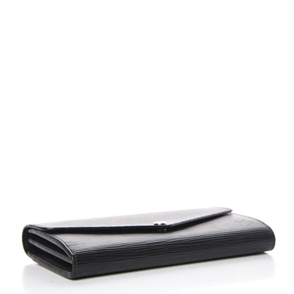 Louis Vuitton Epi Sarah Wallet NM Black 4 of 7