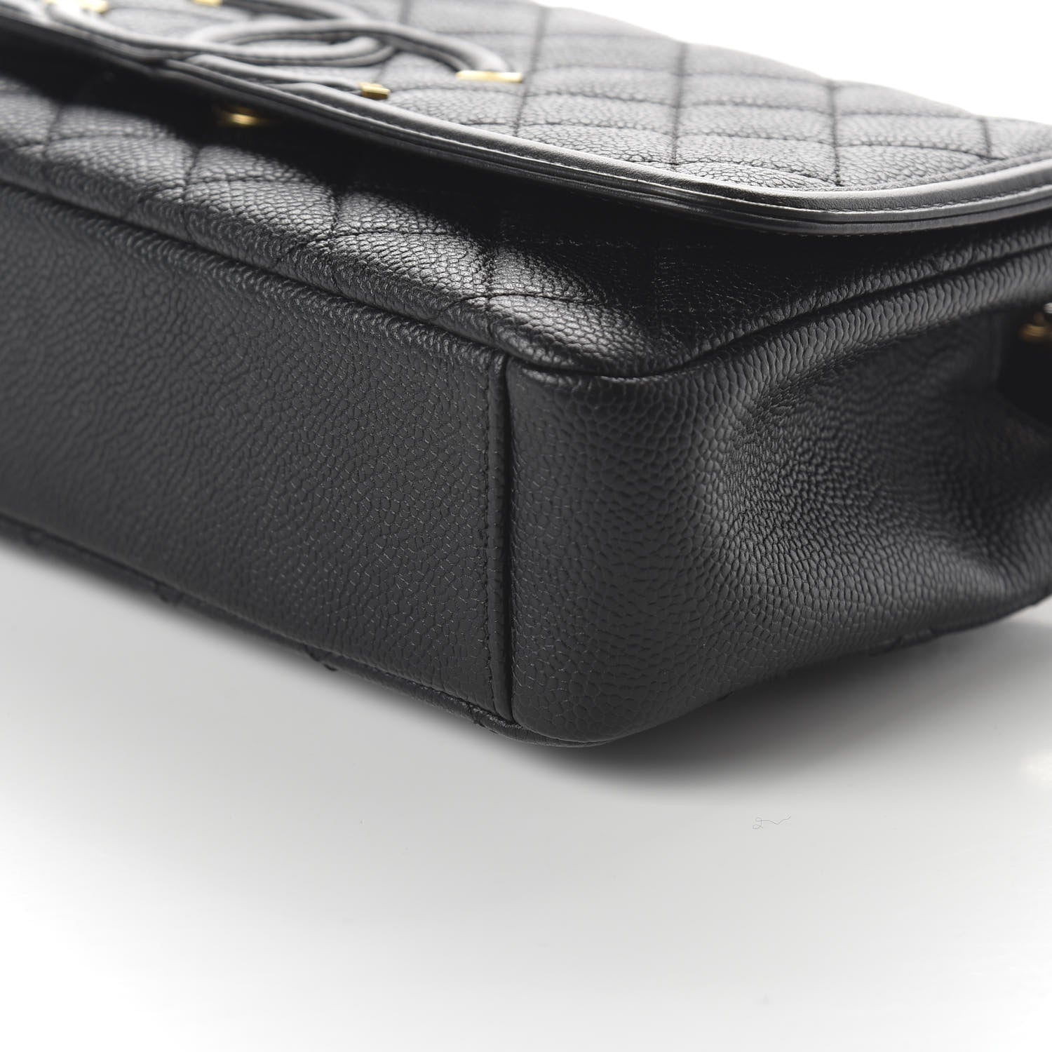 Chanel Caviar Quilted Medium CC Filigree Flap Black 7 of 11