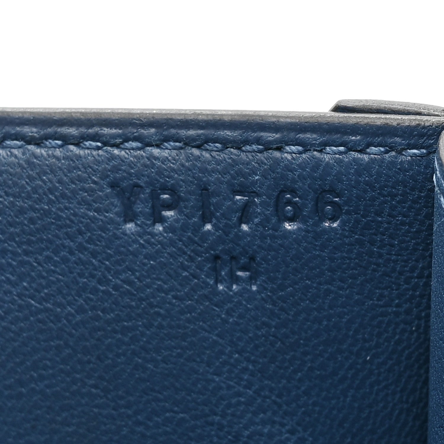 Hermes Epsom Mini Verrou Large Strap Bag Deep Blue 8 of 17