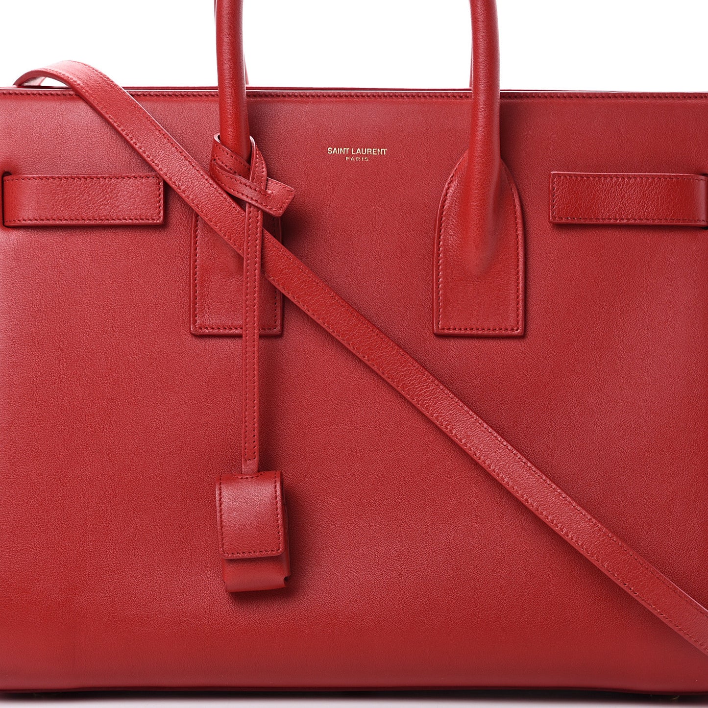 Calfskin Small Sac De Jour Lipstick Red