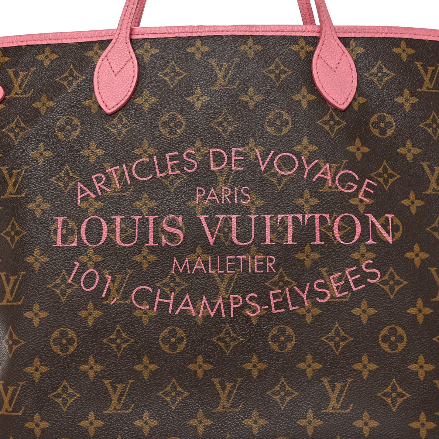 Monogram Articles de Voyage Ikat Neverfull GM Rose Velours