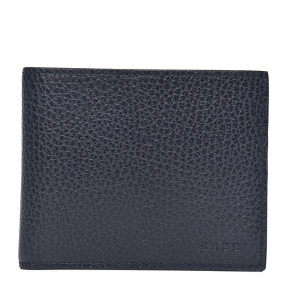 Gucci Dollar Calfskin Bi-Fold Wallet Navy 1 of 8