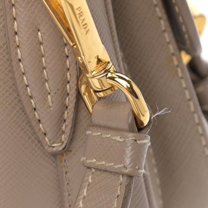 Prada Saffiano Lux Crossbody Bag Visone 15 of 16