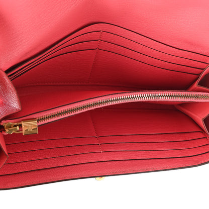 Hermes Chevre Mysore Kelly Longue Wallet Rose Azalee 5 of 17