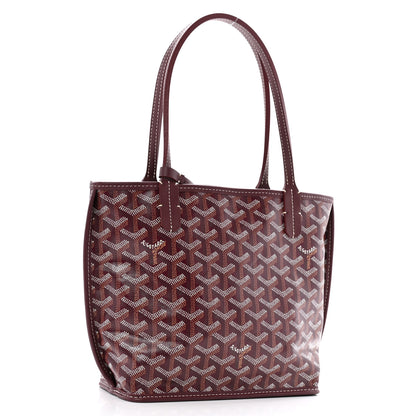 Goyard Goyardine Reversible Mini Anjou Burgundy 6 of 20