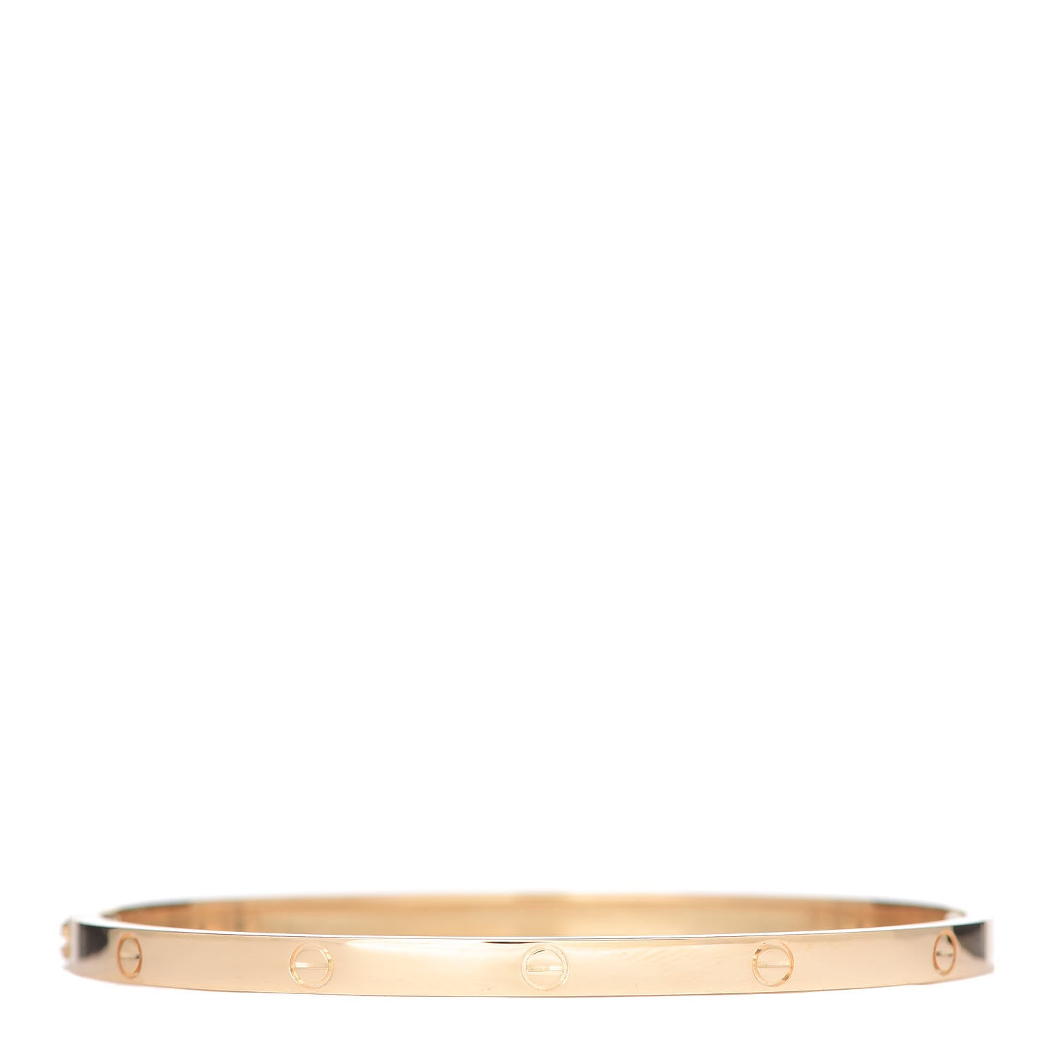 Cartier 18K Yellow Gold Small LOVE Bracelet 17 3 of 7