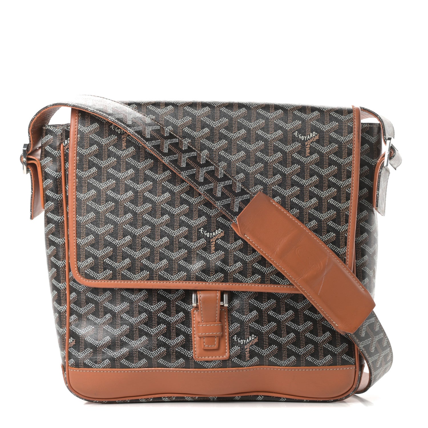 Goyard Goyardine Urbain Messenger Black Gold 1 of 17