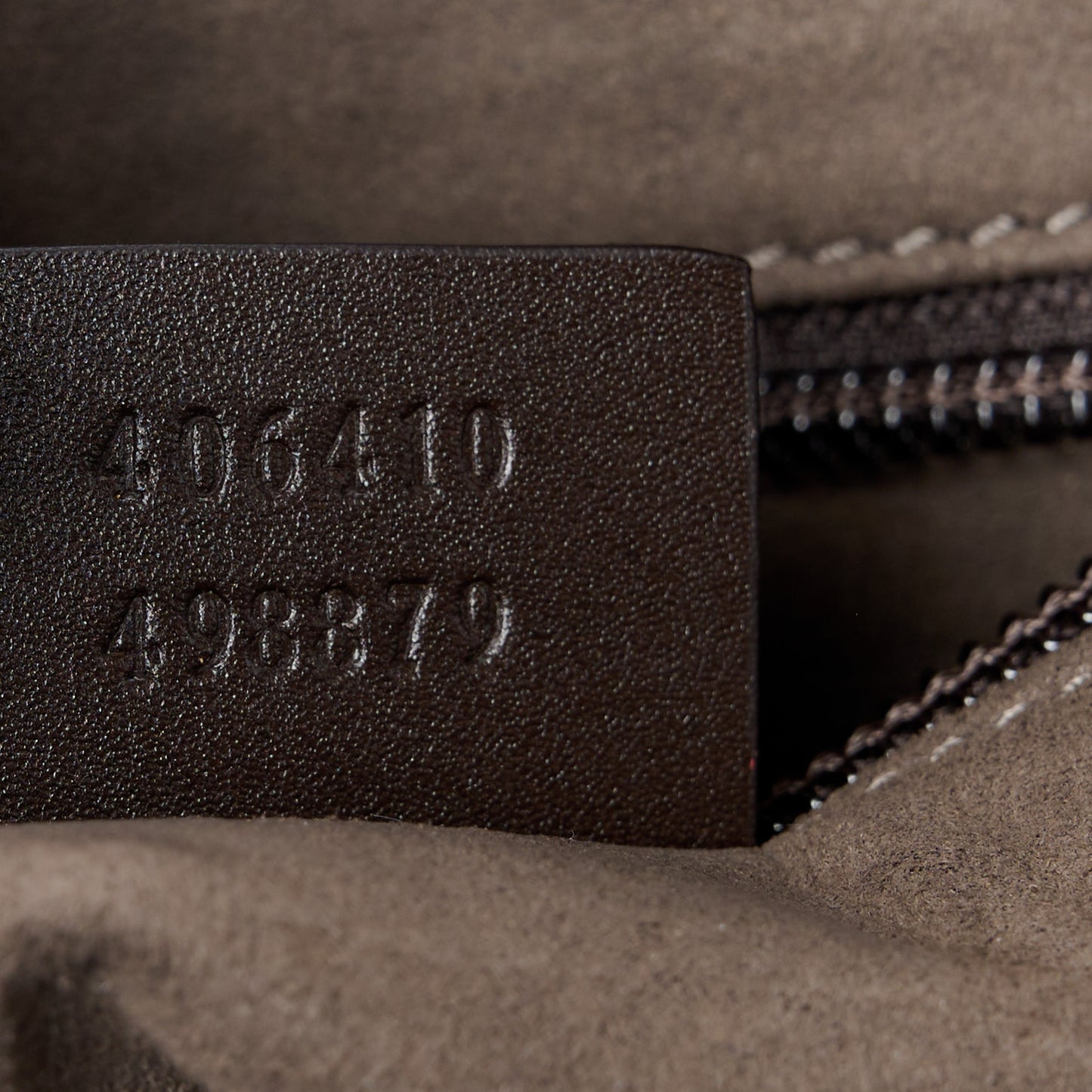 GG Supreme Monogram Selleria Calfskin Small Flat Side Zip Messenger Bag Beige Ebony Cocoa Dark Chocolate