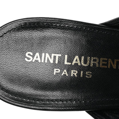Saint Laurent Calfskin LouLou 70 Mules 39 Black 10 of 10