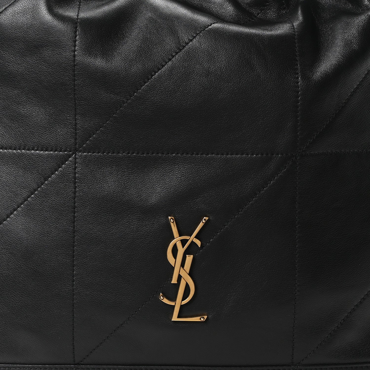 Saint Laurent Lambskin Matelasse Monogram Medium Jamie 4.3 Pochon Black 9 of 11
