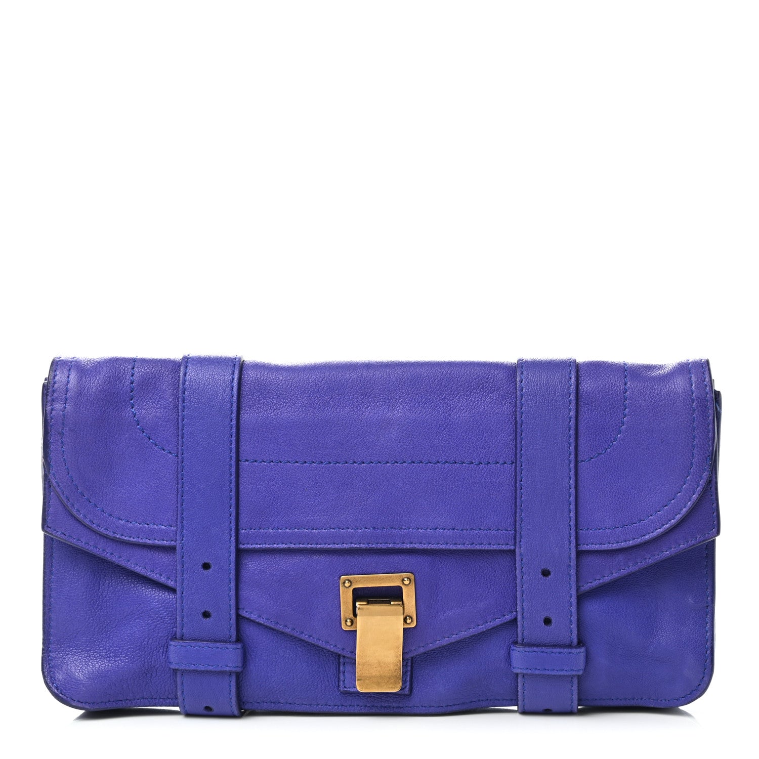 Proenza Schouler Lambskin PS1 Pochette Clutch Ultramarine 1 of 7