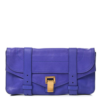 Proenza Schouler Lambskin PS1 Pochette Clutch Ultramarine 1 of 7
