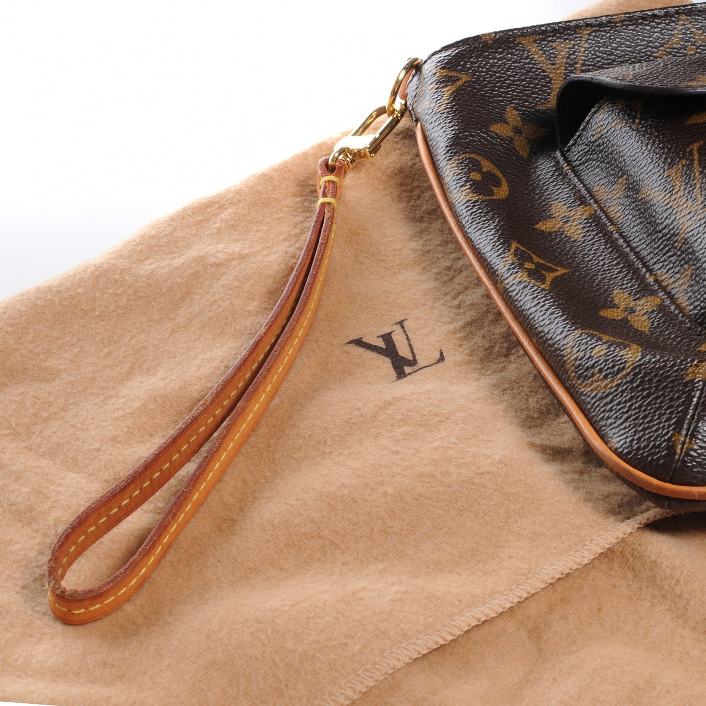Monogram Partition Wristlet
