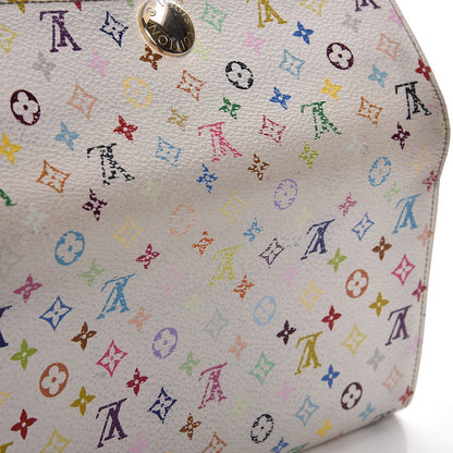 Louis Vuitton Monogram Multicolor Sarah Wallet White 7 of 12