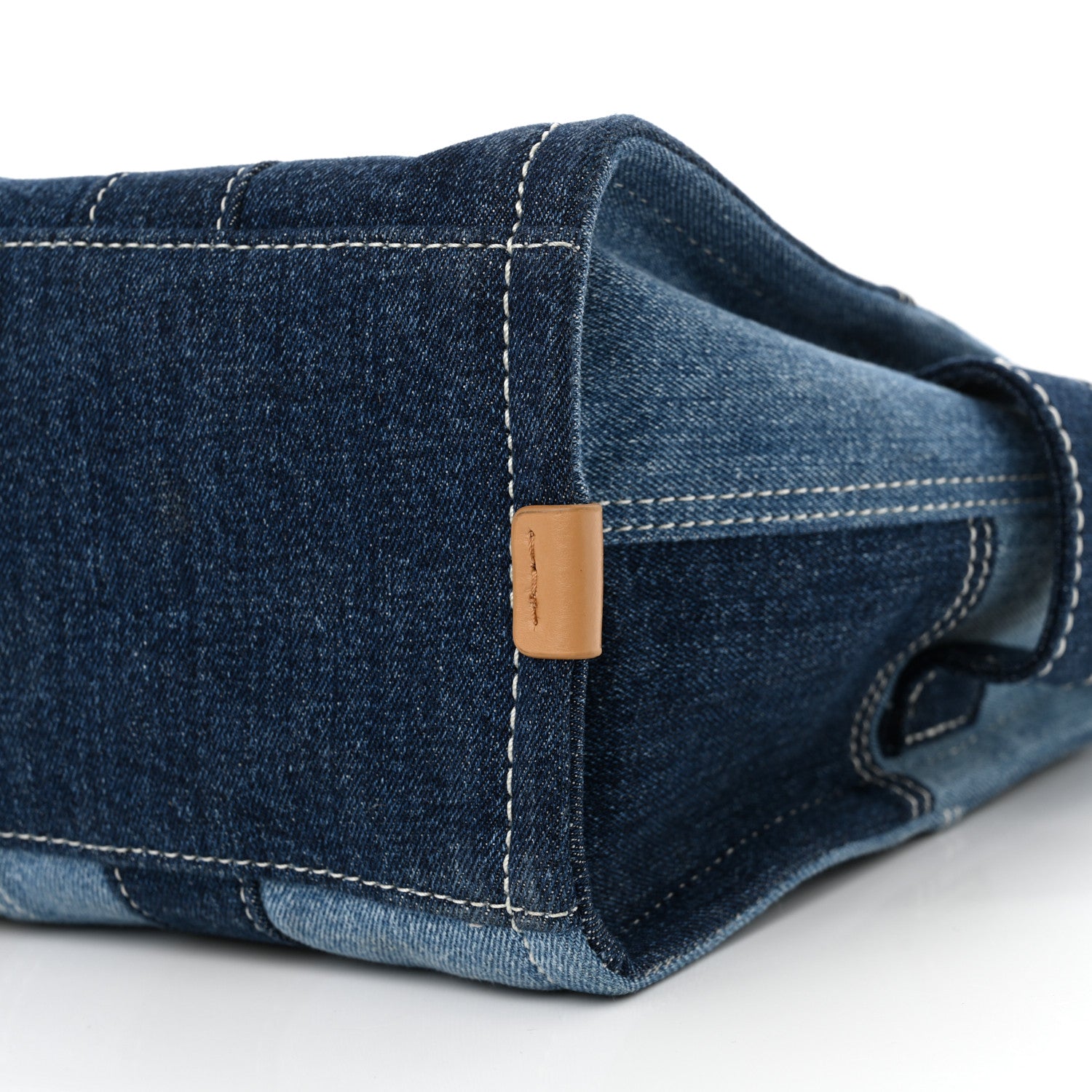Marc Jacobs Denim Canvas Medium The Tote Bag Blue 10 of 10