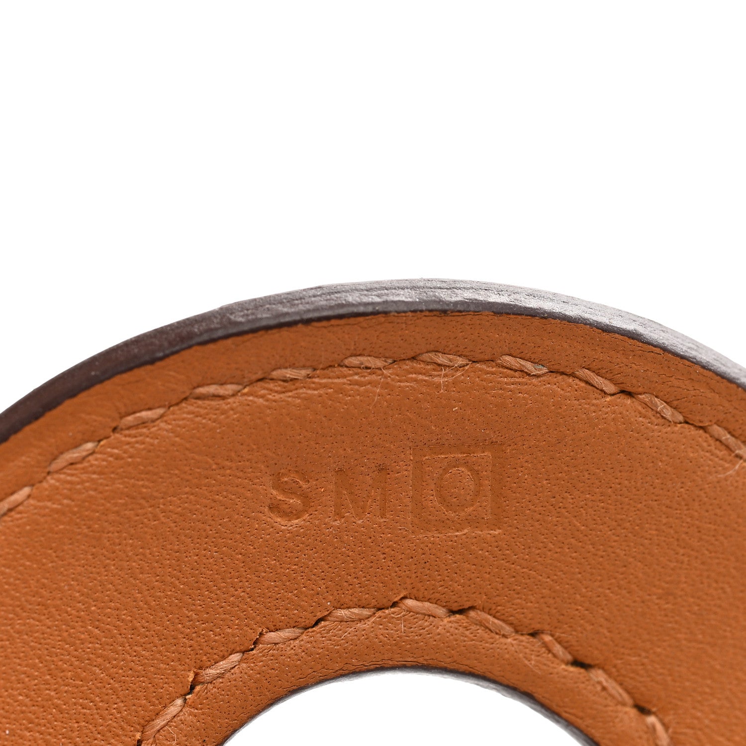 Hermes Lizard Ano Cuff Bleu Petrole 5 of 6