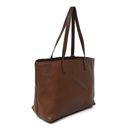 Prada Vitello Daino Pocket Shopping Tote Nocciolo 3 of 11
