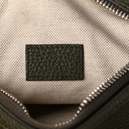 Gucci Piuma Calfskin Jumbo GG Embossed Small Belt Bag Dark Green 6 of 10