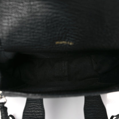 3.1 Phillip Lim Textured Calfskin Denim Mini Pashli Satchel Black 5 of 10