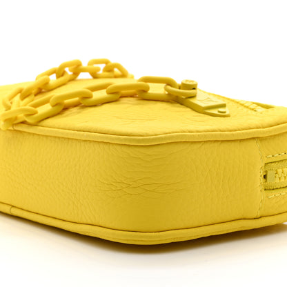 Louis Vuitton Taurillon Monogram Pochette Volga Yellow 9 of 9