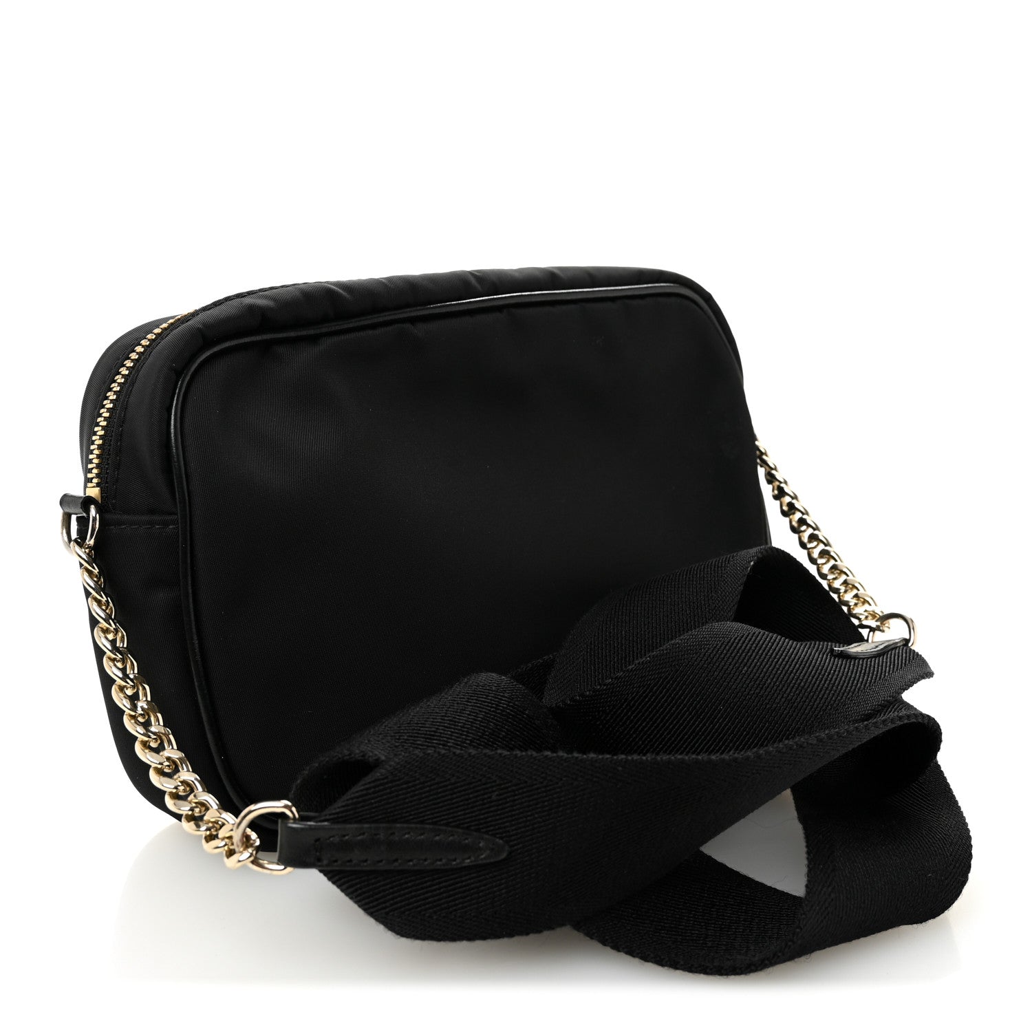 Jimmy Choo Nylon Lorelle Logo Camera Bag Black 3 of 11