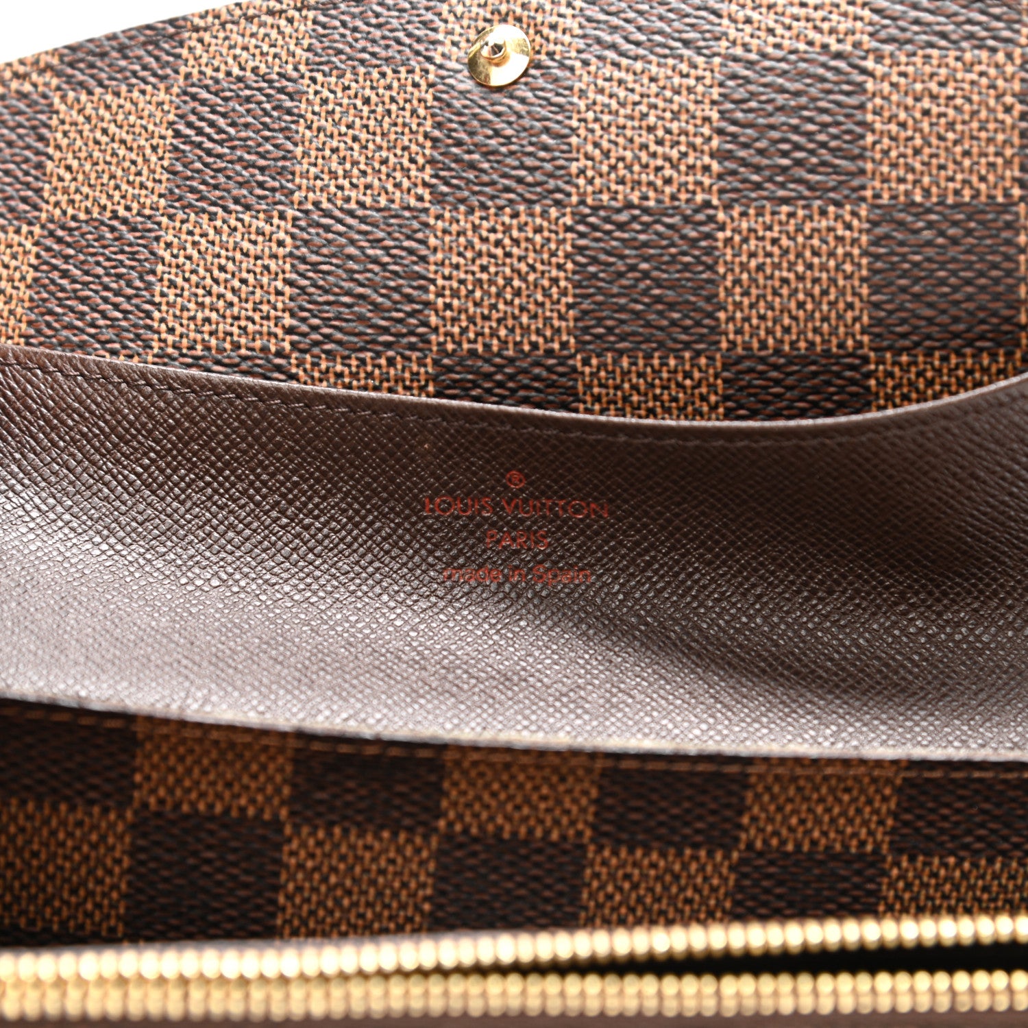 Louis Vuitton Damier Ebene Emilie Wallet 6 of 10